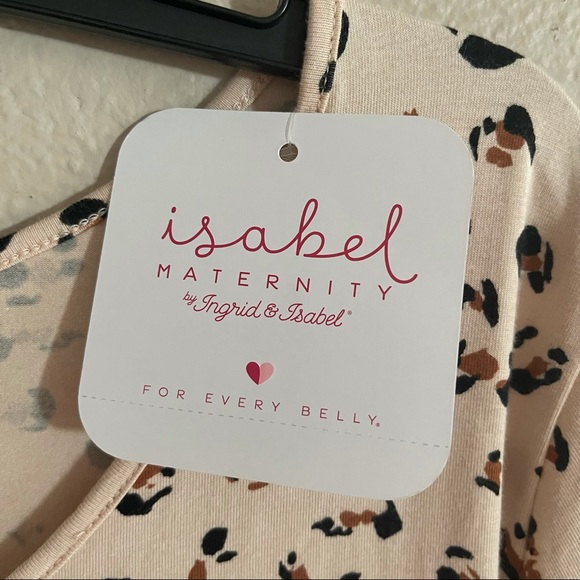 Isabel Maternity Short Sleeve Pink Dress - Picture 5 of 15